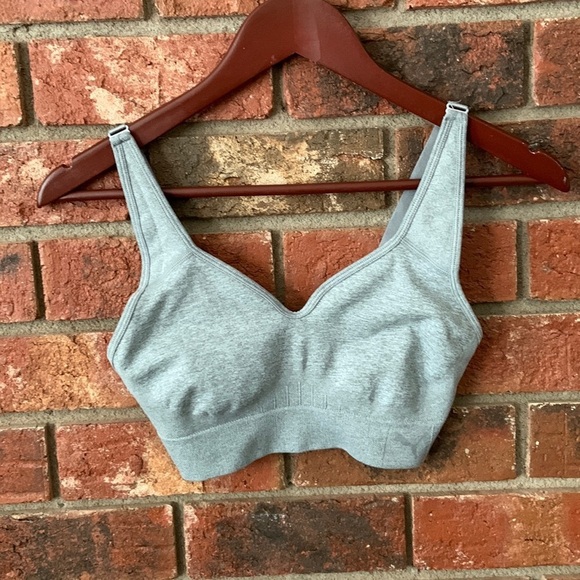 Puma Other - Puma Heather Gray Sweetheart Sports Bra